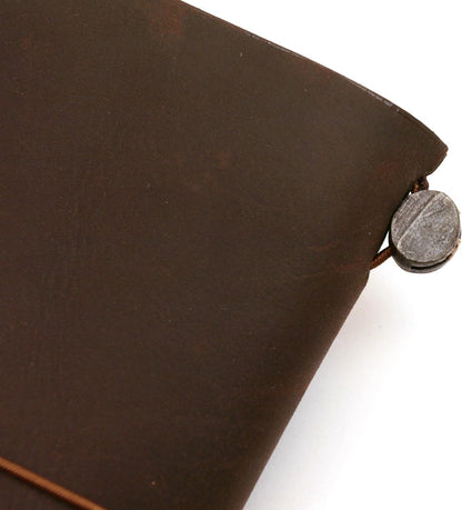 Midori Traveler's Notebook Journal Passport Size - Brown