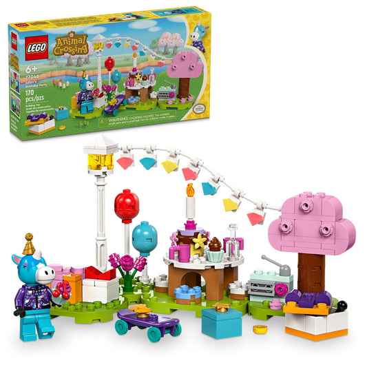 LEGO Animal Crossing Julian‰۪s Birthday Party Video Game Toy for Kids, Animal Crossing Toy from The Video Game Series with Horse Toy Minifigure, Birthday Gift for Girls and Boys Ages 6 and Up, 77046