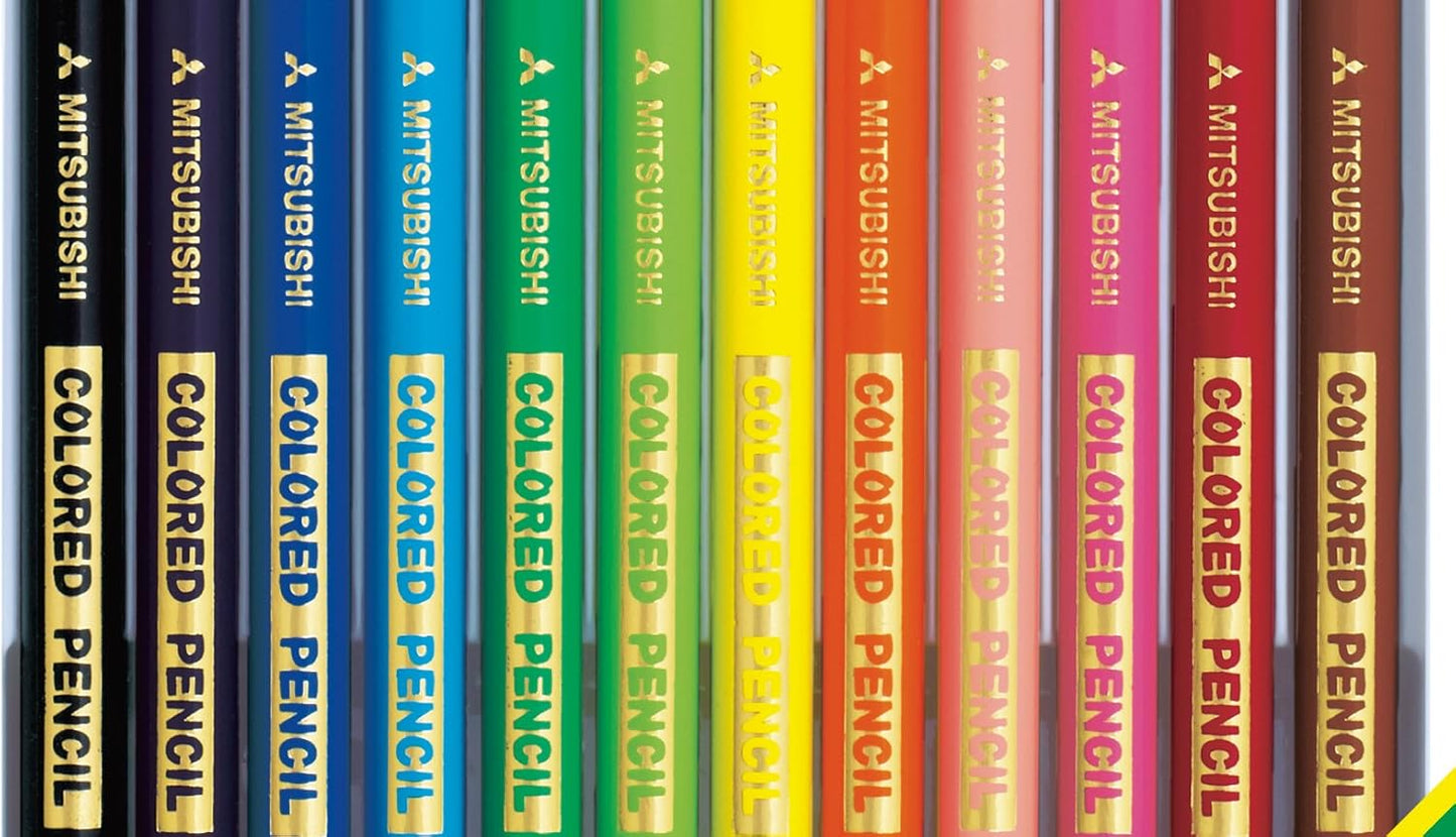 Mitsubishi Pencil colored pencil Uni palette K89012CPLT.13 Pink 12 color set