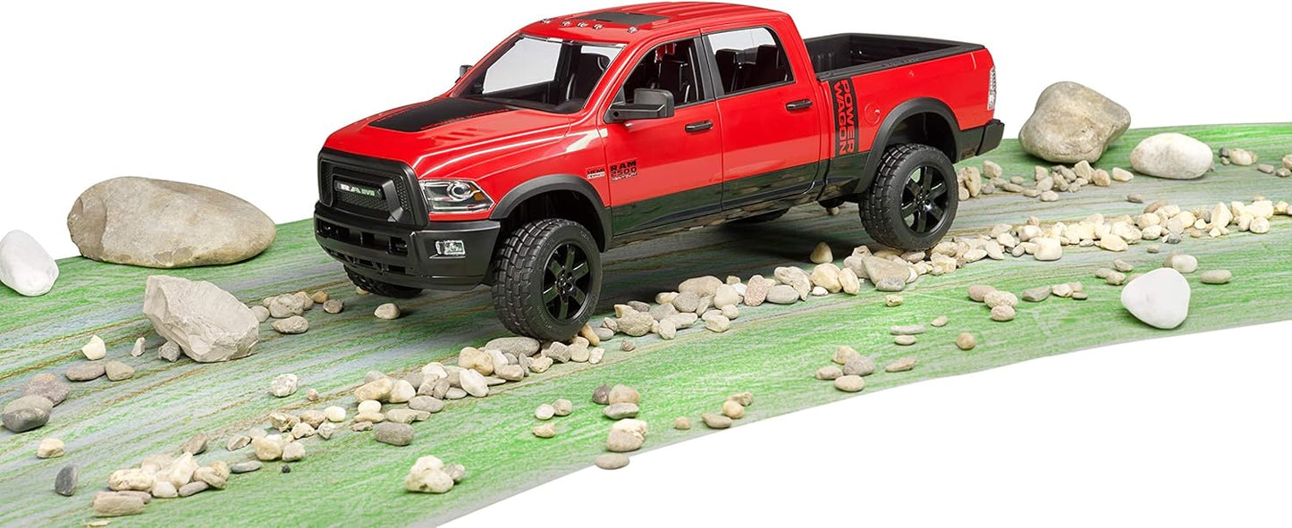 Bruder Toys - Recreational Realistic RAM 2500 Power Pick Up Truck with Openable Doors and Tailgate - Ages 3+