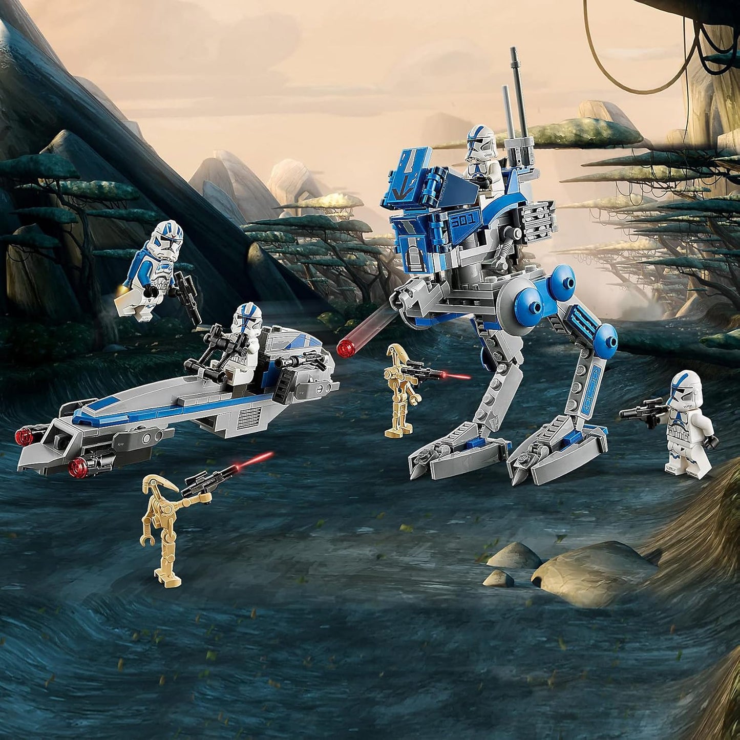 LEGO Star Wars 501st Legion Clone Troopers 75280 Building Kit, Cool Action Set for Creative Play and Awesome Building; Great Gift or Special Surprise for Kids (285 Pieces)