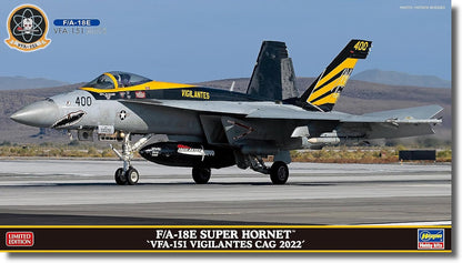 Hasegawa 02450 1/72 US Navy F/A-18E Super Hornet VFA-151 Vigilantes CAG 2022 Plastic Model