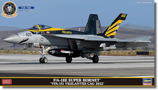 Hasegawa 02450 1/72 US Navy F/A-18E Super Hornet VFA-151 Vigilantes CAG 2022 Plastic Model