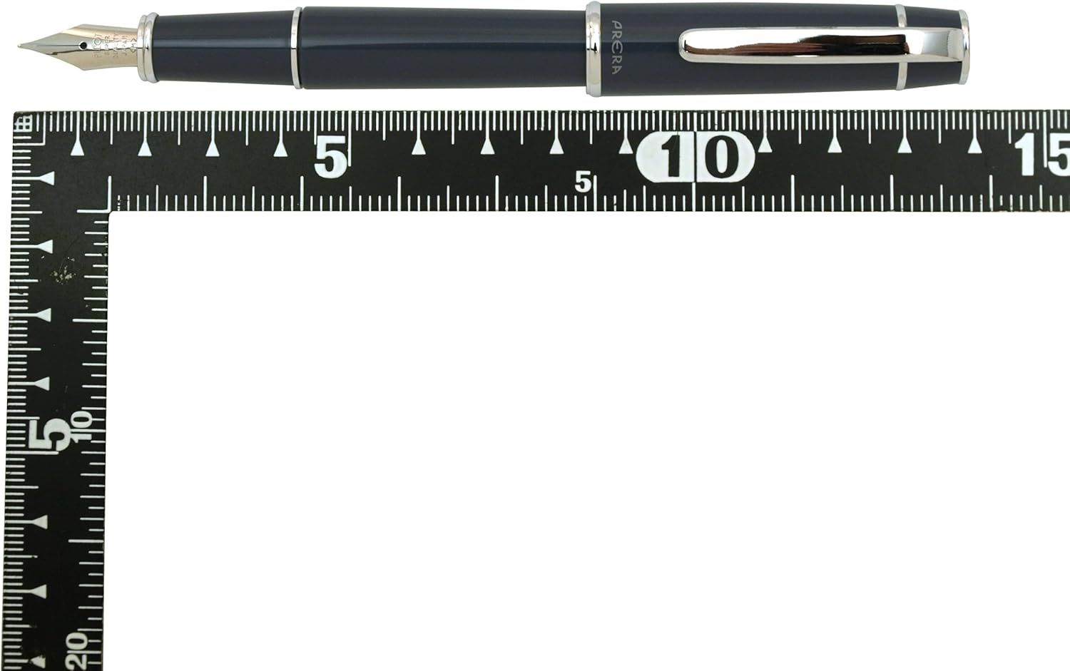 PILOT Prera Medium-Nib Fountain Pen, Slate Gray Body (FPR-3SR-SGY-M) side view