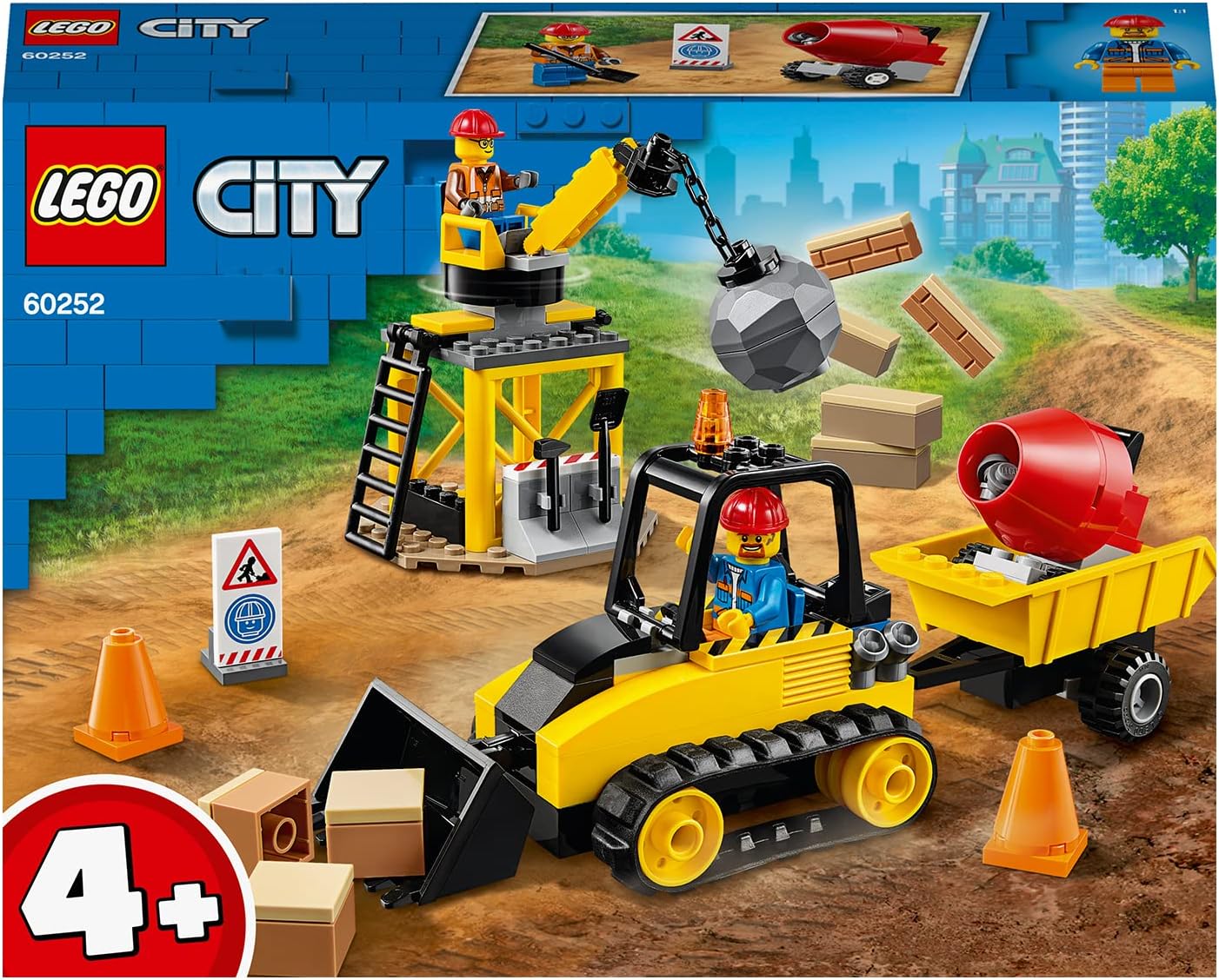 LEGO 60252 City Great Vehicles Construction Bulldozer