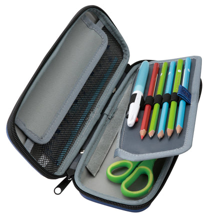 Raymay Fujii FSB150R Pen Case, Pencil Case, Large Capacity, Top Liner, EVA, Red