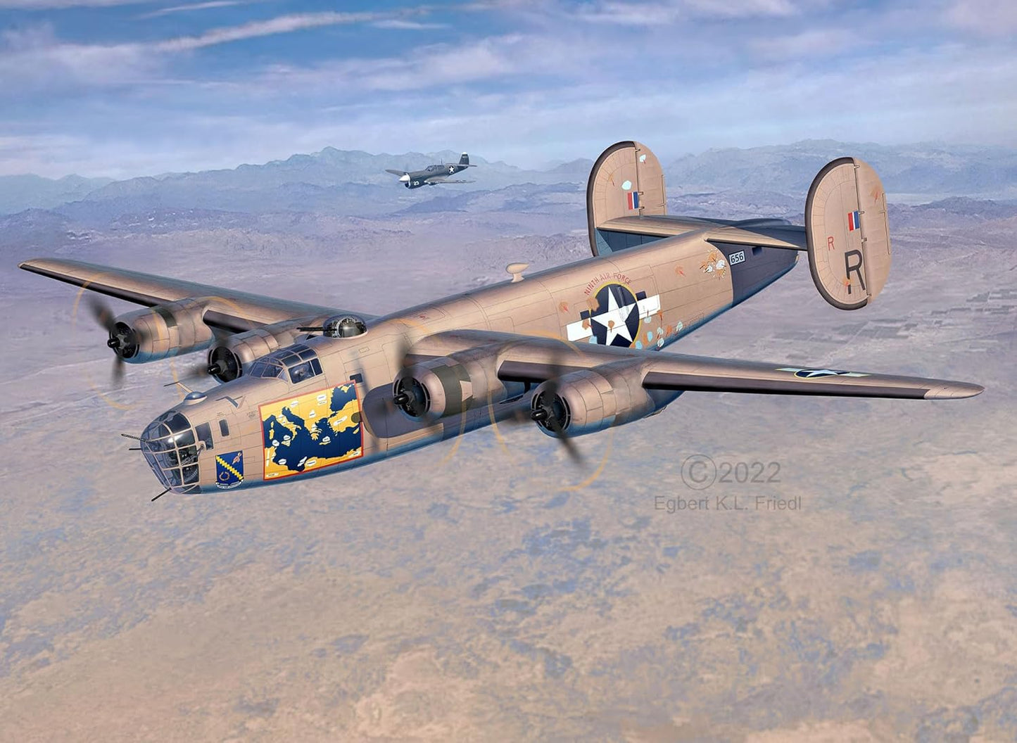 Revell 03831 B-24D Liberator 1:48 Scale Unbuilt/Unpainted Plastic Model Kit