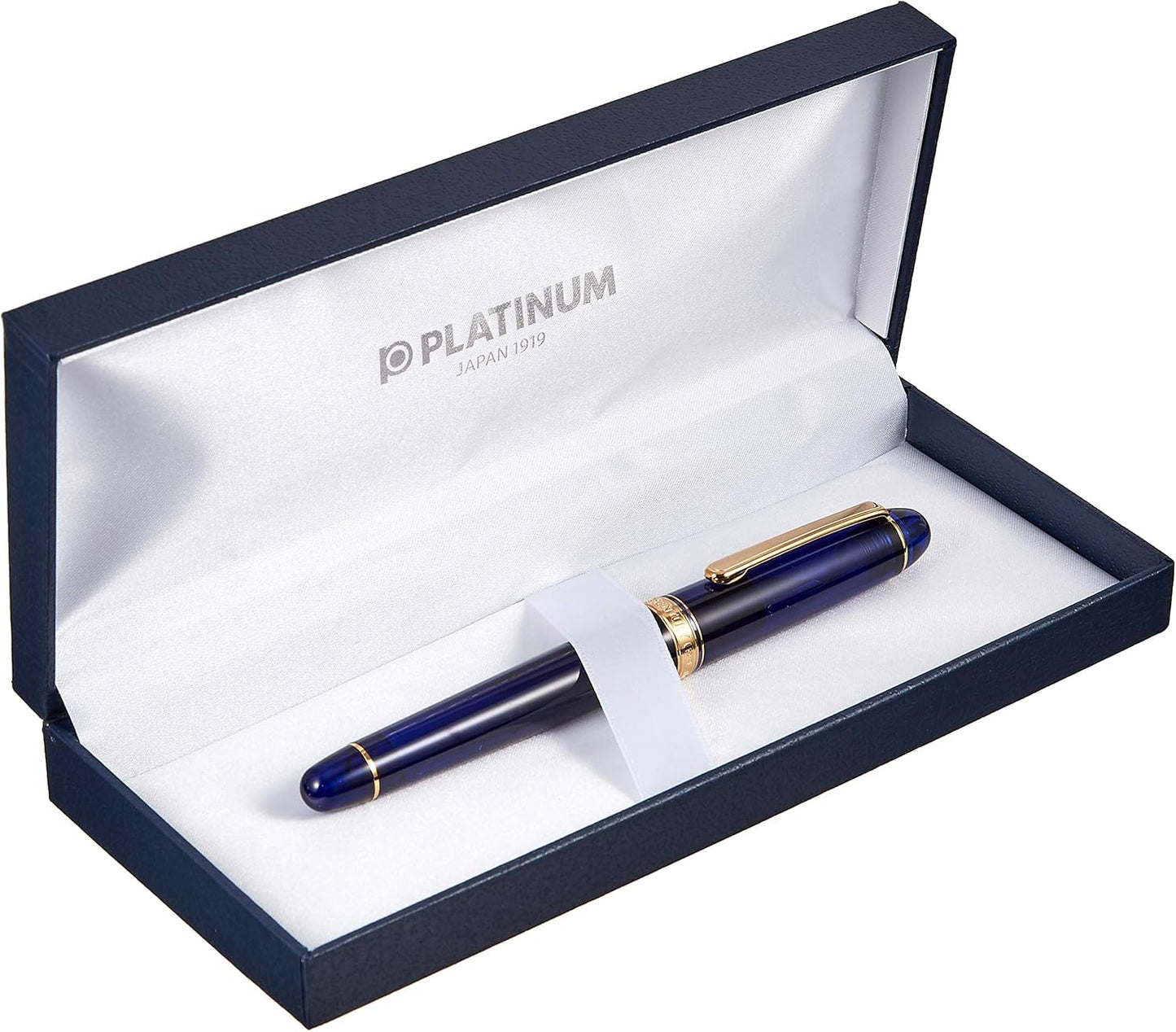 PLATINUM Fountain Pen #3776 Century (Fine, Chartres Blue)