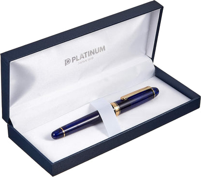 PLATINUM Fountain Pen #3776 Century (Fine, Chartres Blue)