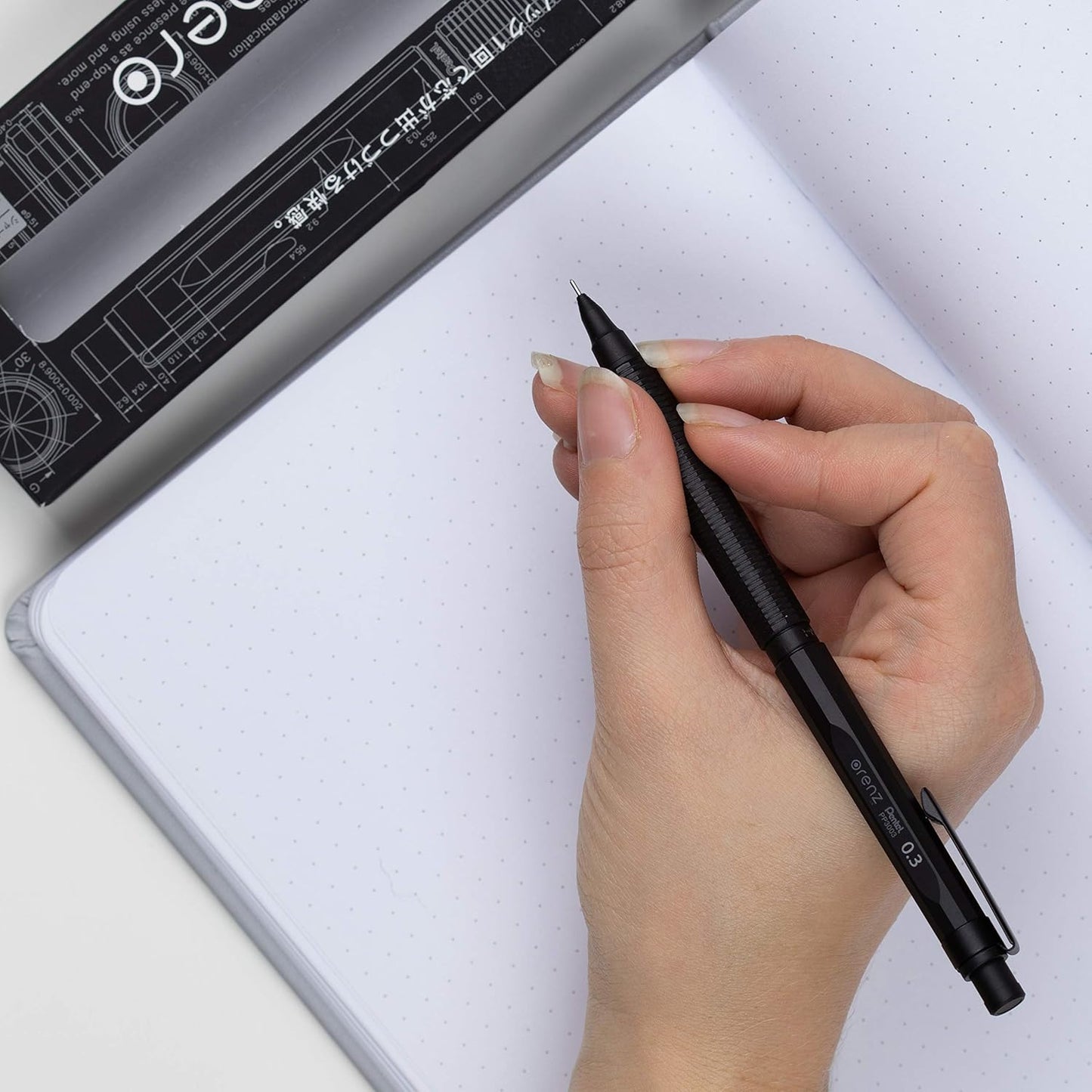 Pentel Orennero Mechanical Pencil, 0.3mm, PP3003-A, Black