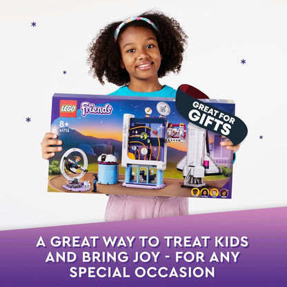 LEGO 41713 Friends Olivia's Space Training, Space Shuttle Toy and Astronaut Mini Doll Figures, for Girls or Boys