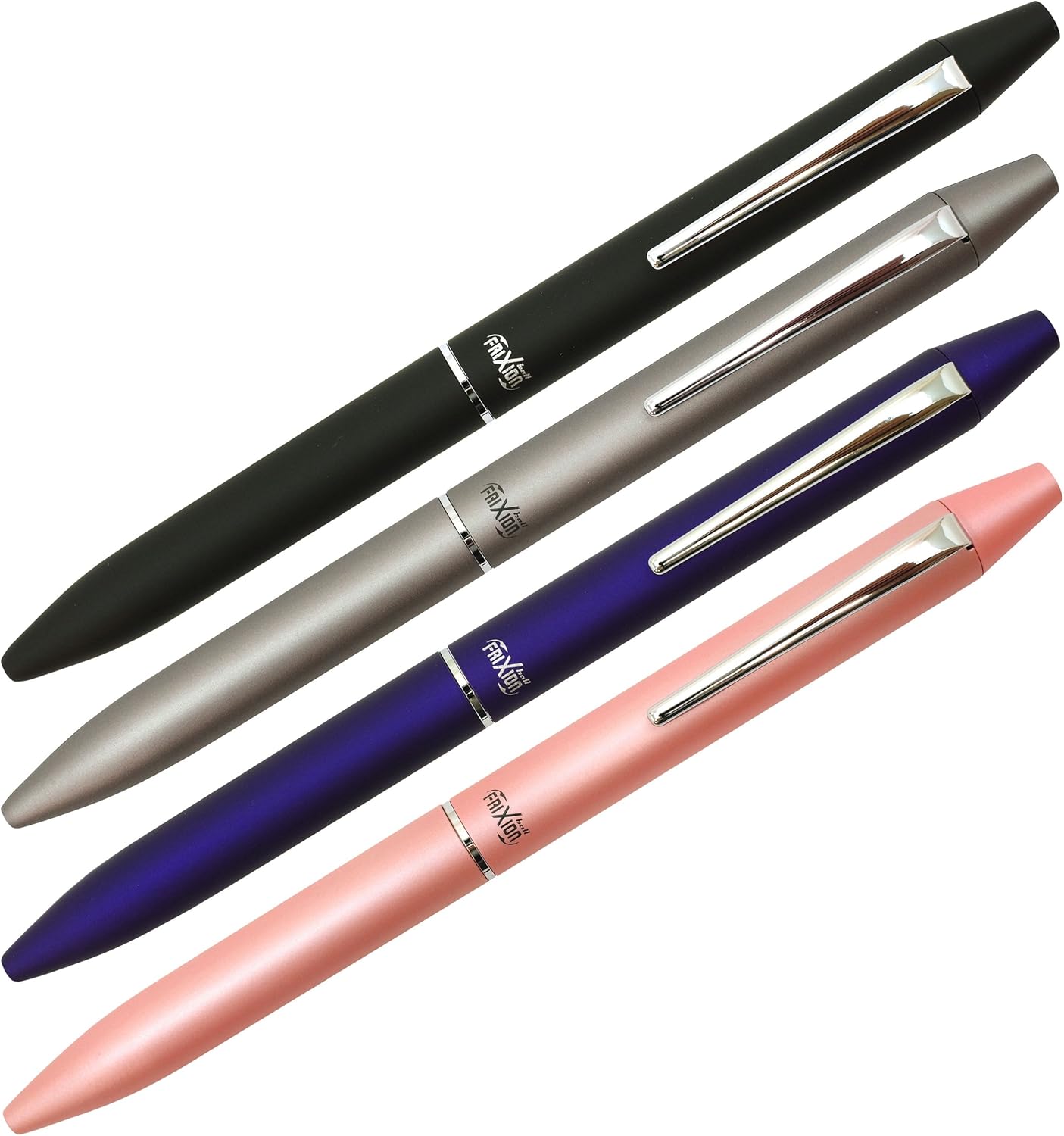 PILOT Frixion Ballpoint Pen, Firxion Biz 2, Black & Red Ink, Dark Blue (LFBT-3SUF-DL)