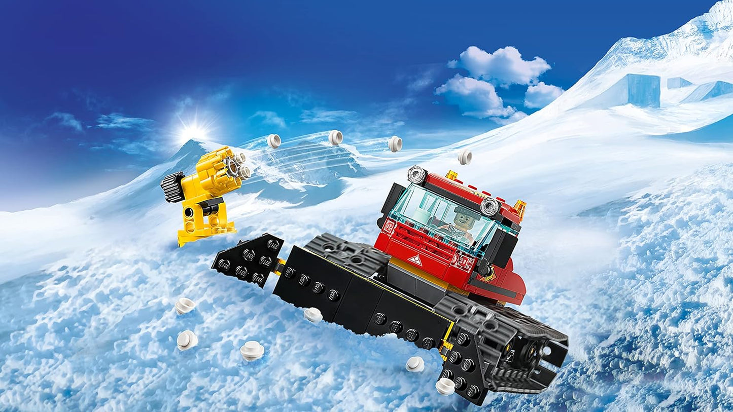 City Great Vehicles Snow Groomer Plough Set, Toy Tractor for Kids
