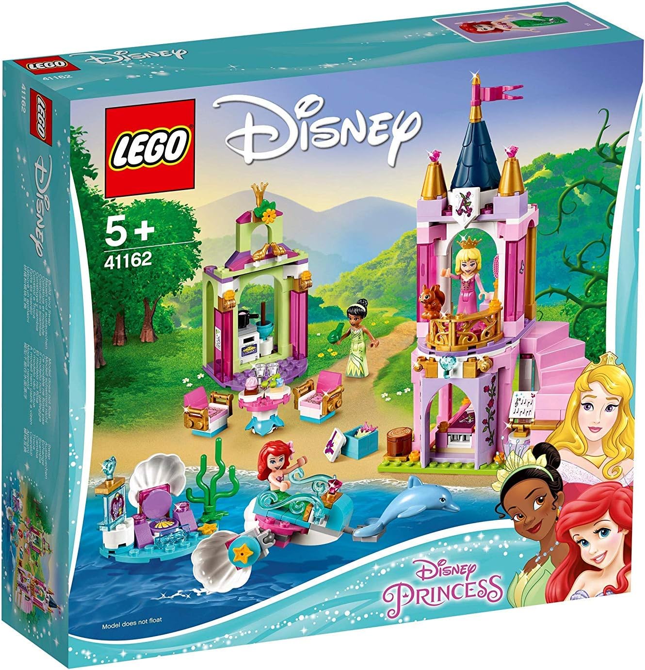 LEGO Disney Princess - Celebraci??n Real de Ariel, Aurora y Tiana (41162)