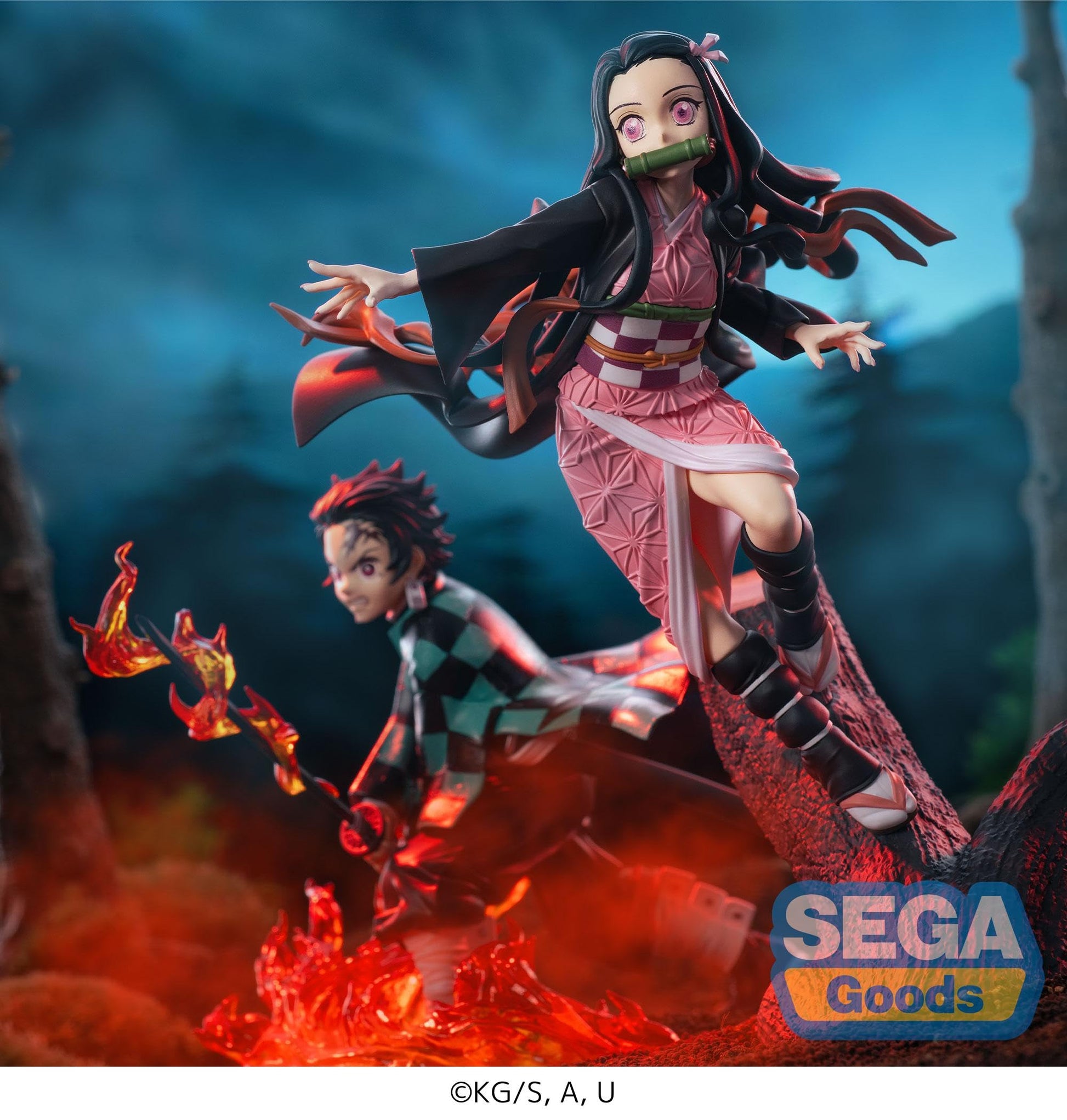 SEGA Demon Slayer Nezuko Kamado Figure – Xross Link Anime Collectible