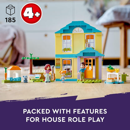 Lego Friends Paisley???s House 41724, Doll House Toy for Girls and Boys 4 Plus Years Old, Playset with Accessories Including Bunny Figure, Birthday Gift