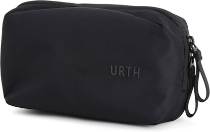Urth Zeolite Tech Organiser - Water Resistant, Recycled Electronics Travel Case, Cable Organiser Bag for Cords, Charger, Phone, Camera Accessories in Black