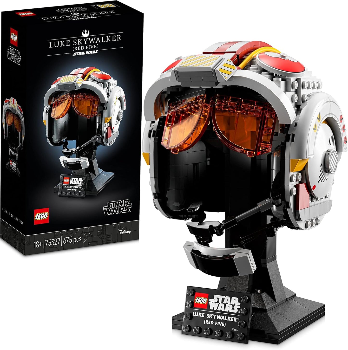 Lego Star Wars Luke Skywalker Red 5 Helmet 75327