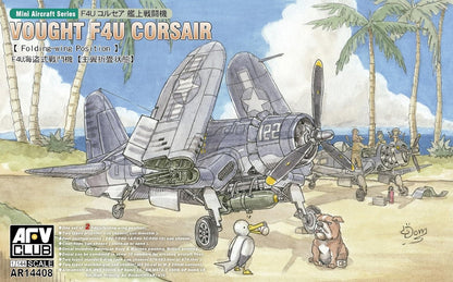 AFV Club 1/144 Vought F4U Corsair Model Kit Folding-Wing (2 Kits) AR14408
