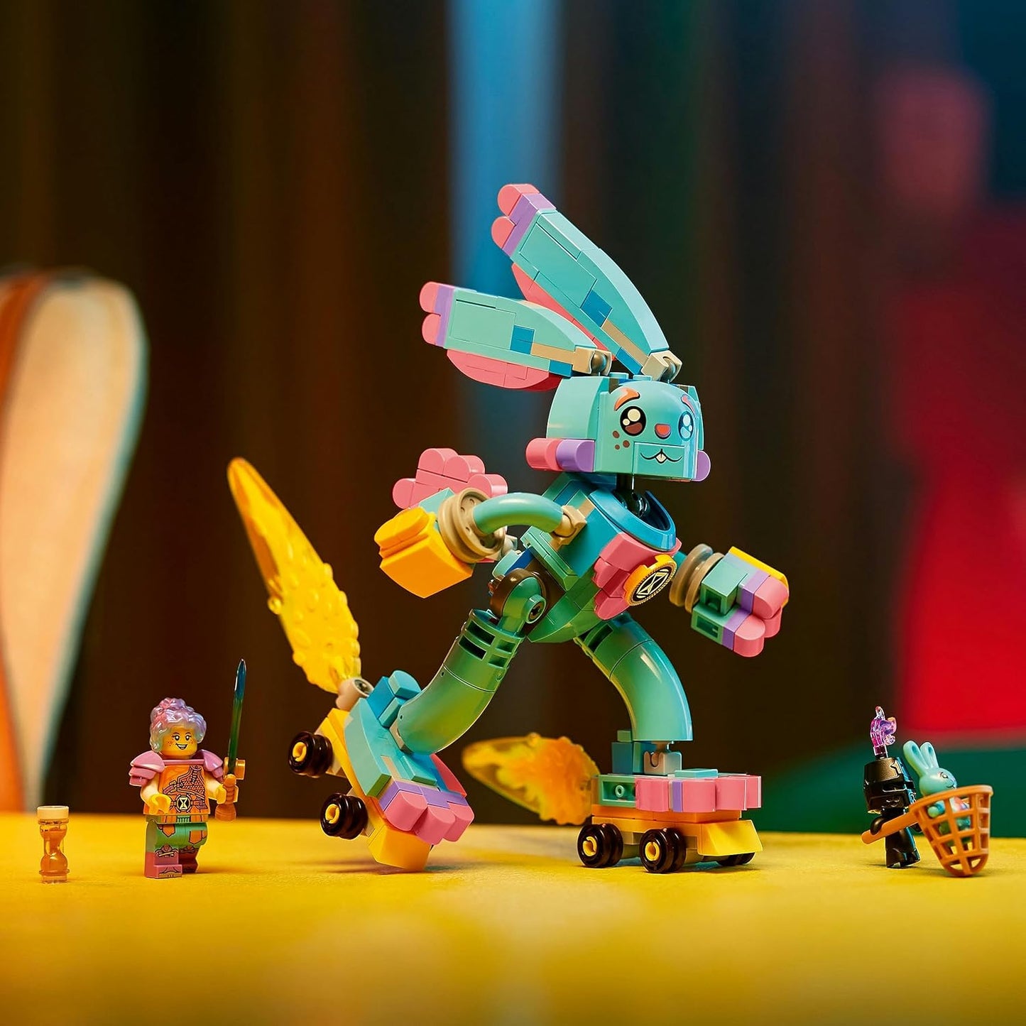 LEGO 71453 DREAMZzz Izzie and Bunchu The Rabbit, Building Figure with Rollers, 2 Construction for Imaginative Game Based on TV Series, Animal Toys for Children, Boys, Girls from 7 Years Old