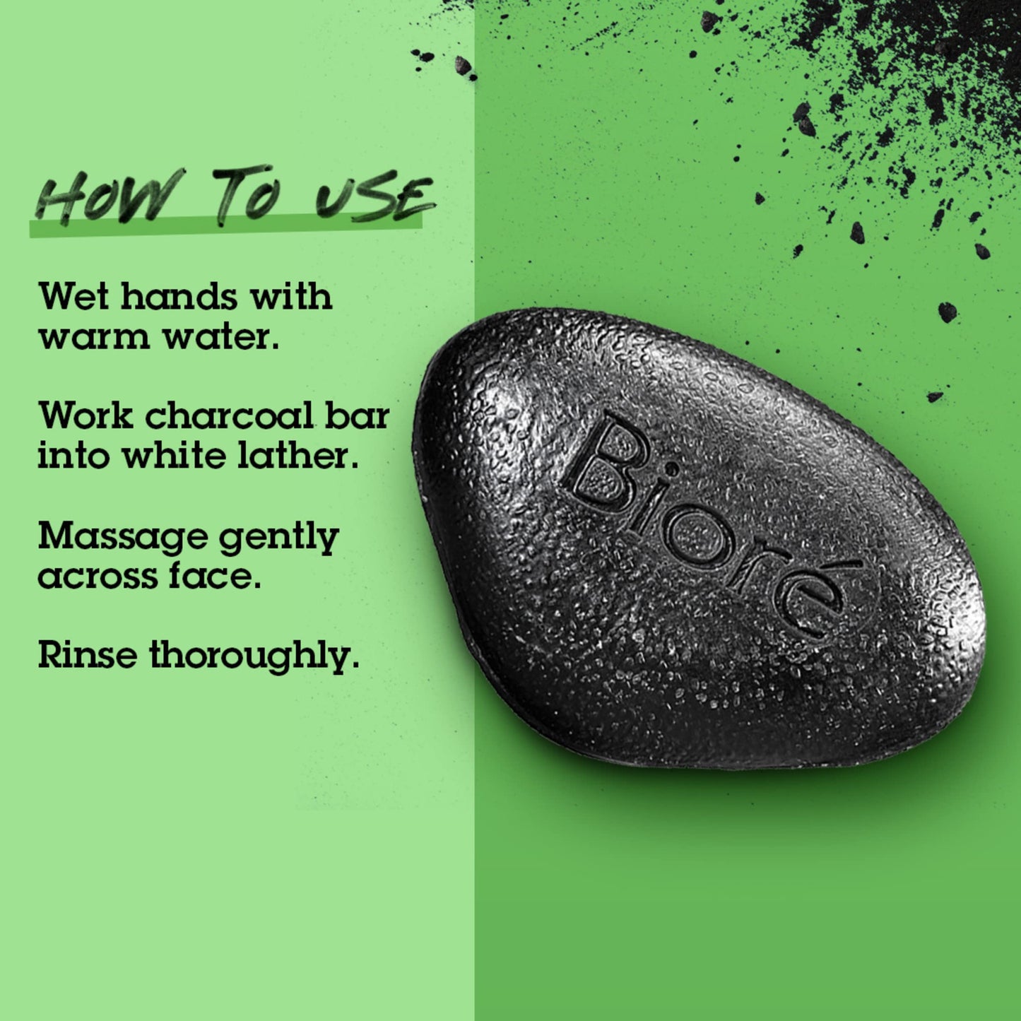 Bioré Pore Penetrating Charcoal Bar Deep Cleansing Soap