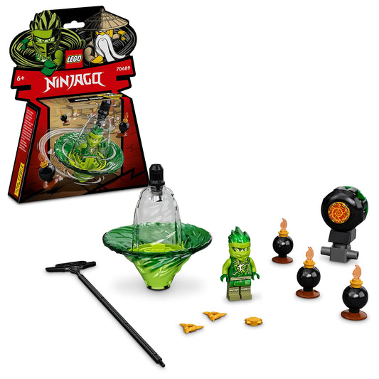 LEGOå¨ NINJAGOå¨ Lloyd‰۪s Spinjitzu Ninja Training 70689 Spinning Toy Building Kit with NINJAGO Lloyd for Ages 6+