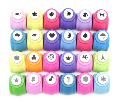 [Seovu~eru] THEOVEL colorful mini craft punch 24 pieces T0289