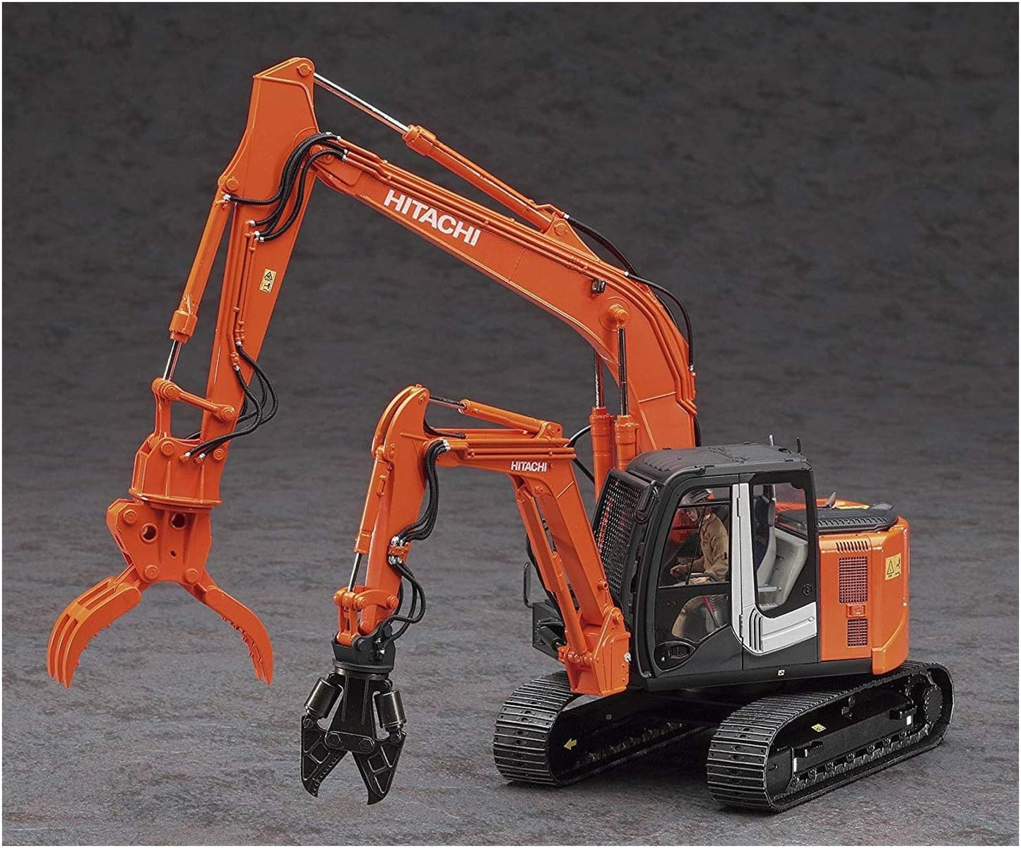 Hasegawa HSW04 1:35 Scale Hitachi Double Arm Construction Machine Astaco Neo Plastic Model