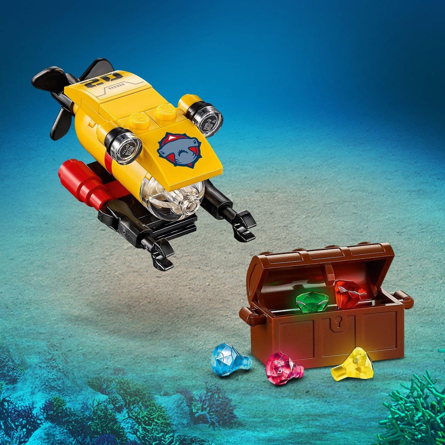 LEGO 60265 City Oceans Exploration Base Deep Sea Underwater Set, Diving Adventures Toys for Kids