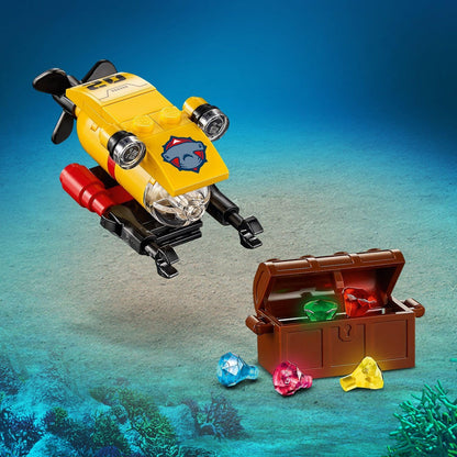 LEGO 60265 City Oceans Exploration Base Deep Sea Underwater Set, Diving Adventures Toys for Kids