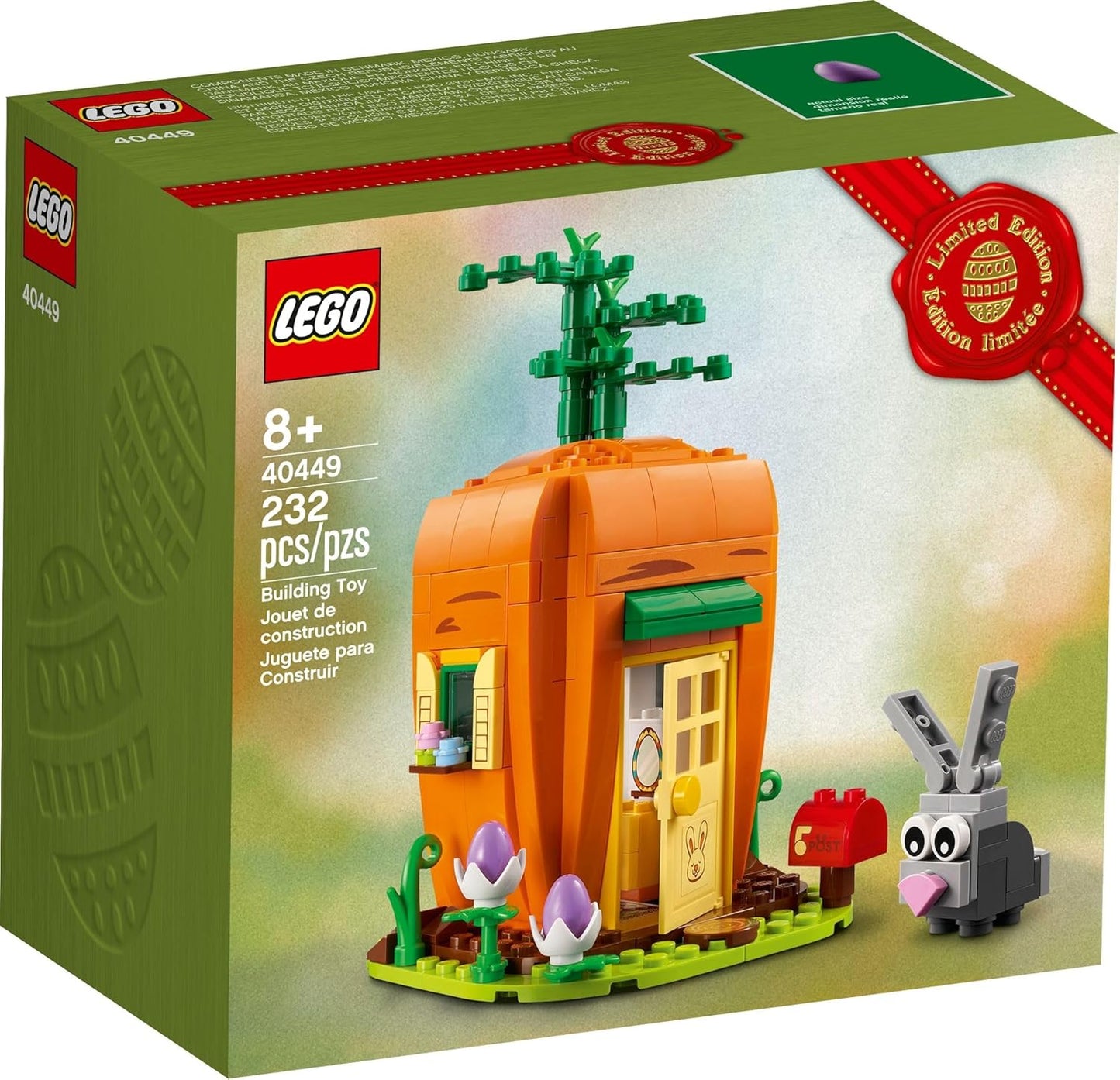 Lego 40449 Creator Easter Bunny's Carrot House 232pcs - WeeDoo Toys Limited Easter Edition