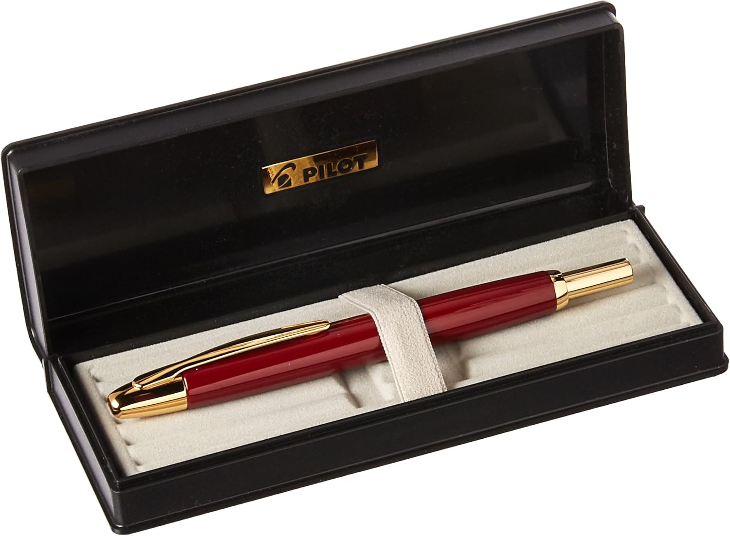 PILOT Fountain Pen Capless, F-Nib, Deep Red Body (FC-15SR-DR-F), detail image