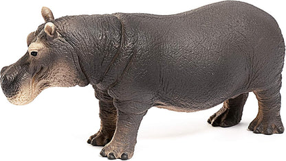 Schleich Wild Life Realistic Detailed Hippopotamus Figurine - Wild Hippo Figurine Toy for Play and Education, Highly Durable and Detailed, for Boys and Girls, Gift for Kids Ages 3+