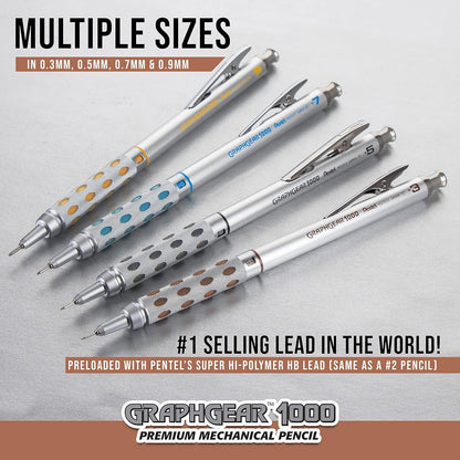Pentel GraphGear Mechanical Pencil 1000 PG1017 0.7mm
