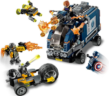 LEGO 76143 Marvel Avengers Superhelden - Truck-Festnahme Set Der Fall mit Captain America und Hawkeye Minifiguren