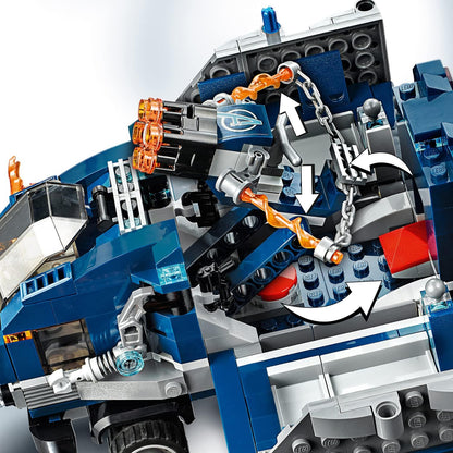 LEGO 76143 Marvel Avengers Superhelden - Truck-Festnahme Set Der Fall mit Captain America und Hawkeye Minifiguren