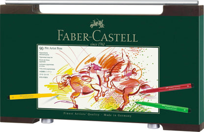 Faber-Castell Pitt Artist Wooden Box, Pack of 90