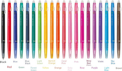 PILOT Frixion Ball Slim 038 Ballpoint Pen, Blue (LFBS-18UFL)