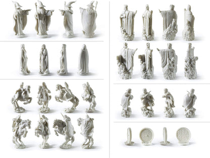 The Noble Collection The Lord of The Rings - Chess Set: Battle for Middle-Earth,Black, for 5 Players