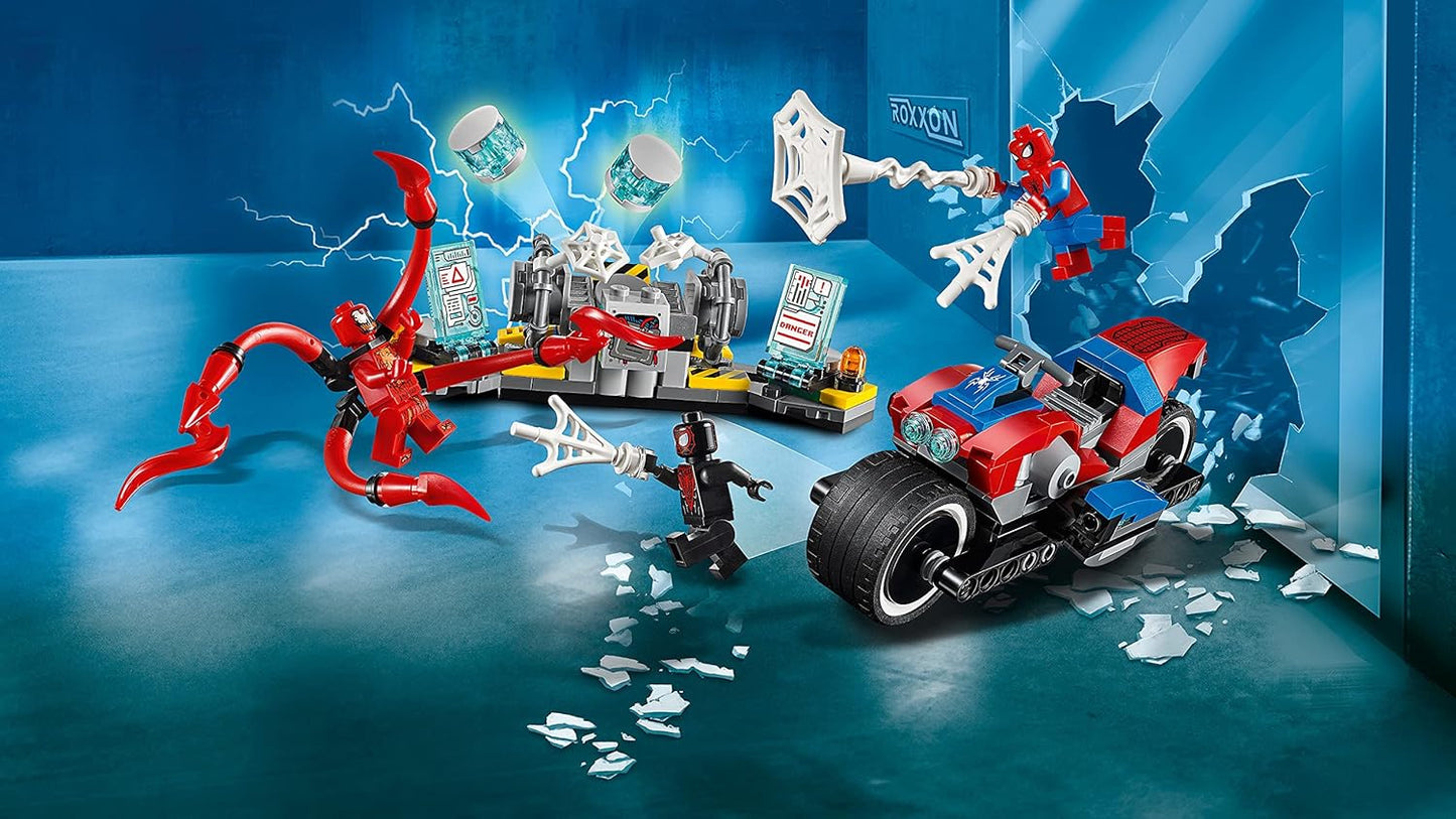 Lego 76113 Super Heroes Spider-Man Bike Rescue Building Set, Marvel Toy Vehicles for Kids