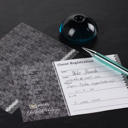 ZEBRA Flos Desk Ballpoint Pen, 0.7 mm, Black Ink, Glass Blue (BA65-GBL)