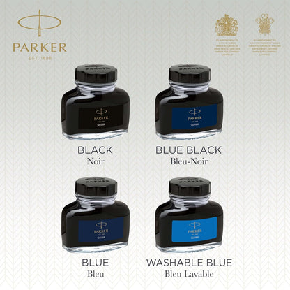 Parker Quink Ink Bottle, Black, 57 ml (1950375)