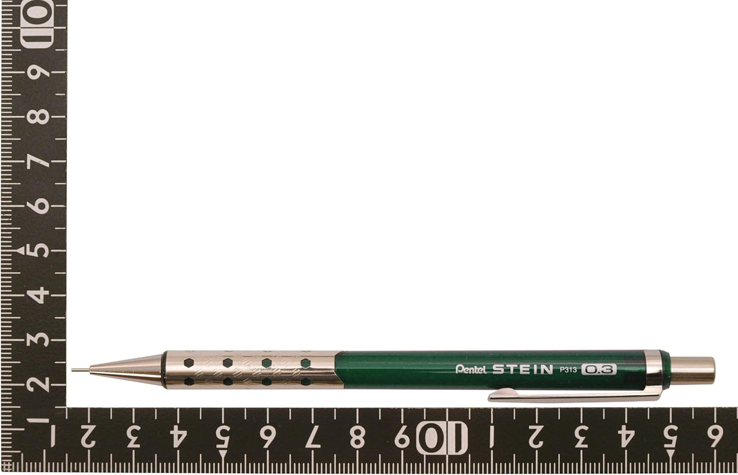 Pentel Ain Mechanical Pencil, 0.3mm, Clear Green (P313-CD)
