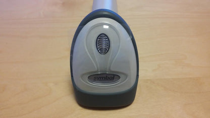ZEBRA/Motorola Symbol LS2208 Handheld Barcode Scanner, Includes Stand and USB Cord (White)