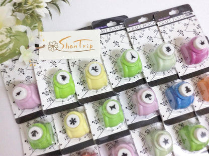 ShanTrip colorful 24 Quai mini craft punch set