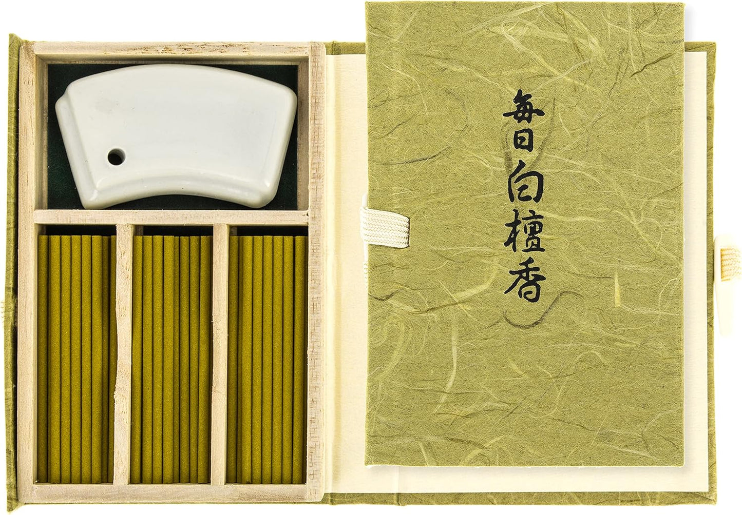 Nippon 551 Mainichi Byakudan 60 Incense Short Brown