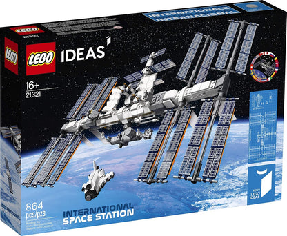 Lego Ideas International Space Station 21321 Toy Blocks, Present, Universe, Boys, Girls, Ages 16 and Up