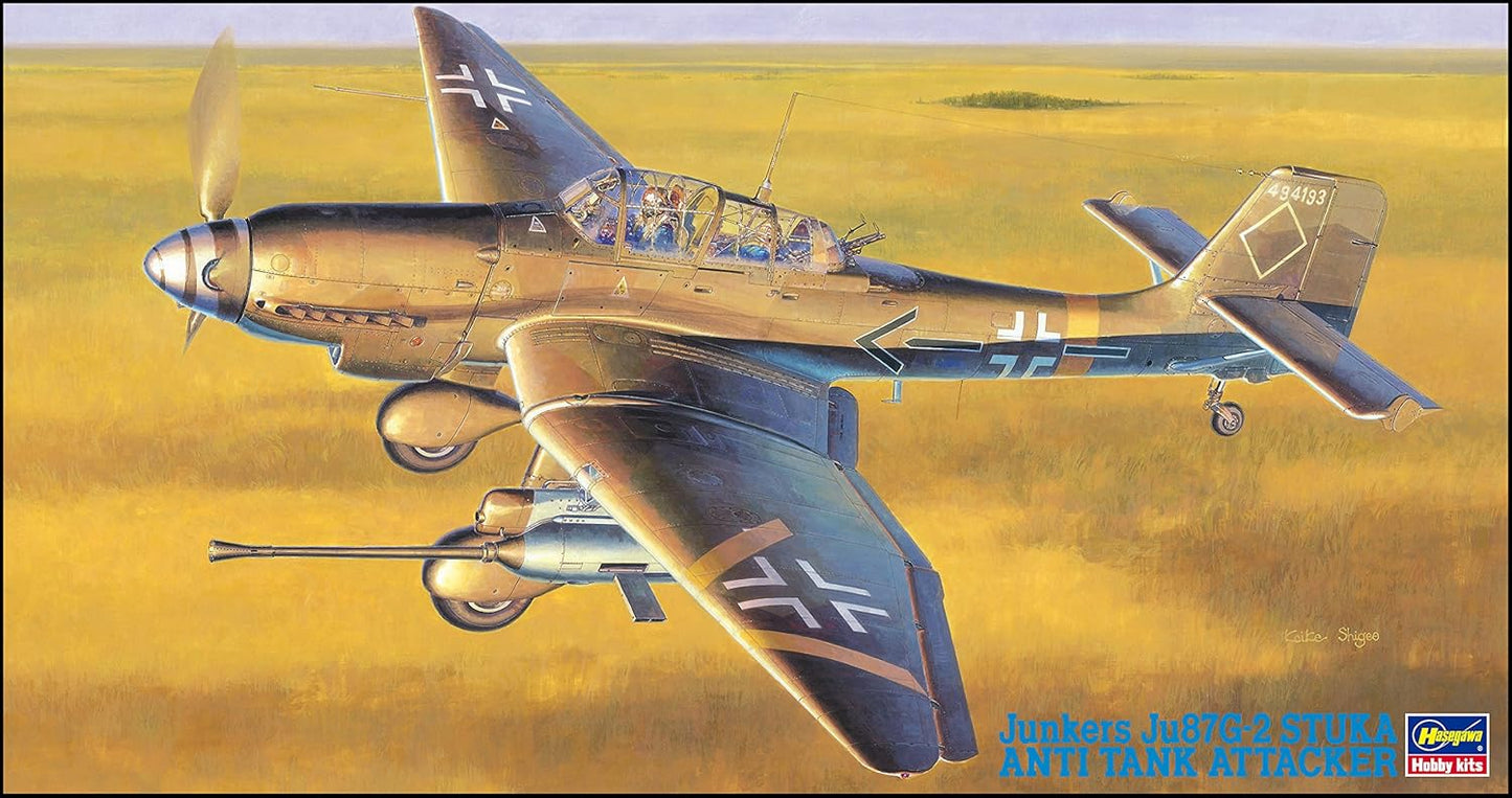 Faller Hasegawa 1:48 Scale JU87G-2 Stuka Anti-Tank Model Kit