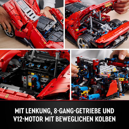 LEGO Technic Ferrari Daytona SP3 42143 Building Set for Adults (3,778 Pieces)