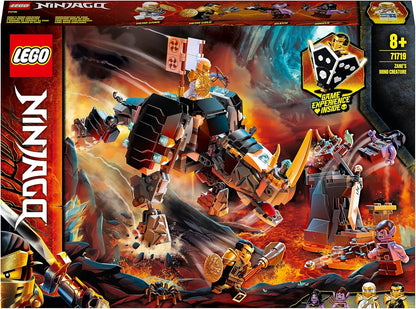 Ninjago Lego 71719 Zane's Mino Creature 2in1 Building Set & Board Game
